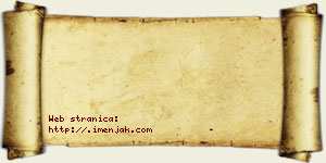 Kornelije Adamović vizit kartica